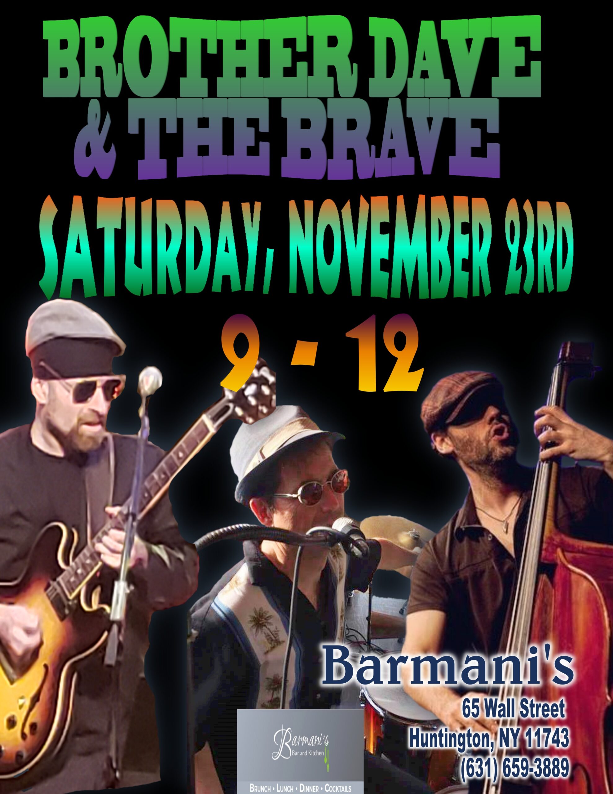 Promotional Poster for Brother Dave & The Brave